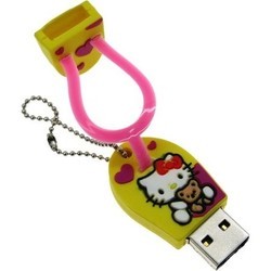 USB Flash (флешка) Uniq Flip Flops Hello Kitty 3.0 128Gb
