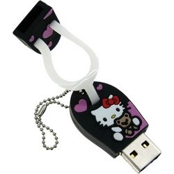 USB Flash (флешка) Uniq Flip Flops Hello Kitty 3.0 128Gb