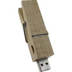 USB Flash (флешка) Uniq Wooden Clothespin 64Gb