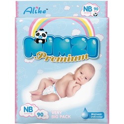 Подгузники Alike Mimzi Premium NB / 90 pcs