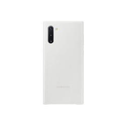 Чехол Samsung Leather Cover for Galaxy Note10 (белый)