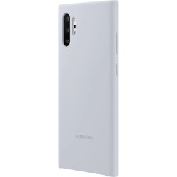 Чехол Samsung Silicone Cover for Galaxy Note10 Plus (белый)