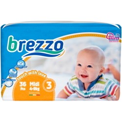 Подгузники Brezzo Diapers 3 / 36 pcs