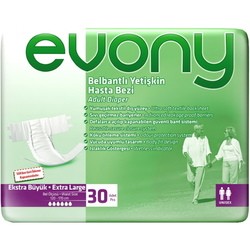 Подгузники EVONY Diapers XL / 30 pcs