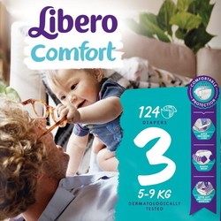 Подгузники Libero Comfort 3 / 124 pcs