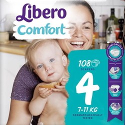 Подгузники Libero Comfort 4 / 108 pcs
