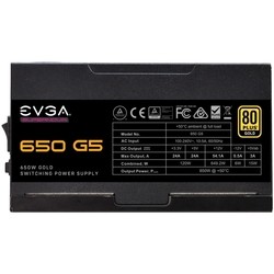 Блок питания EVGA 220-G5-0650-X1