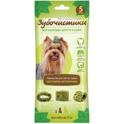 Корм для собак Derevenskie Lakomstva Delicacy Mint Tooth Cleaners for Small Breeds 0.06 kg