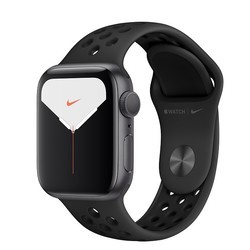 Носимый гаджет Apple Watch 5 Nike 44 mm (серебристый)