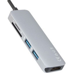 Картридер/USB-хаб VCOM CU430M