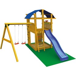 Игровая спортивная площадка Jungle Gym Jungle Fort + Swing Module Xtra