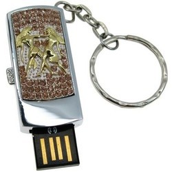 USB Flash (флешка) Uniq Zodiak Crystal Gemini 16Gb