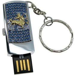 USB Flash (флешка) Uniq Zodiak Crystal Sagittarius 8Gb