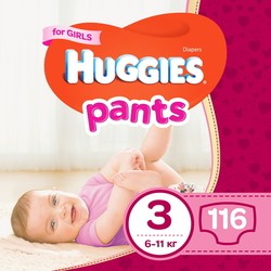 Подгузники Huggies Pants Girl 3 / 116 pcs