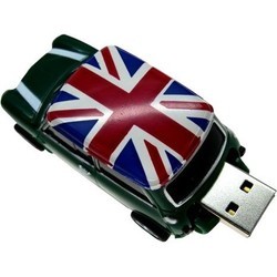 USB Flash (флешка) Uniq Car Mini Cooper Flag of Great Britain