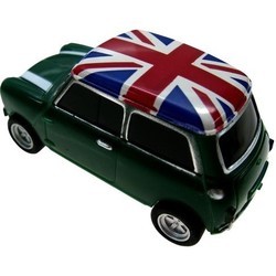 USB Flash (флешка) Uniq Car Mini Cooper Flag of Great Britain 8Gb
