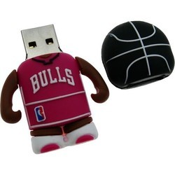 USB Flash (флешка) Uniq Basketball Uniform Bulls Player 3.0 128Gb