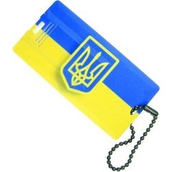 USB Flash (флешка) Uniq Business Card Flag Of Ukraine 16Gb