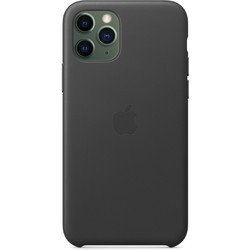 Чехол Apple Leather Case for iPhone 11 Pro (коричневый)