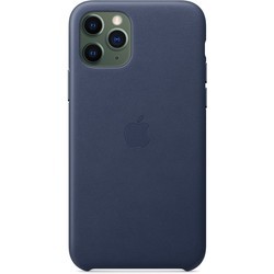 Чехол Apple Leather Case for iPhone 11 Pro (красный)