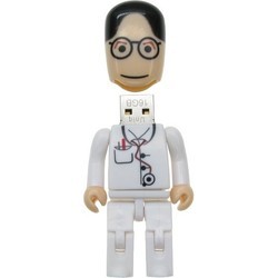 USB Flash (флешка) Uniq Heroes Doctor Therapist in White 8Gb