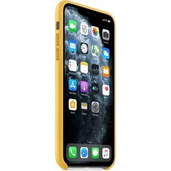 Чехол Apple Leather Case for iPhone 11 Pro Max (розовый)