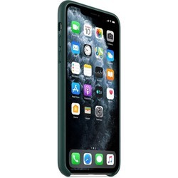 Чехол Apple Leather Case for iPhone 11 Pro Max (коричневый)