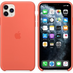Чехол Apple Silicone Case for iPhone 11 Pro Max (оранжевый)