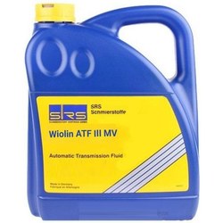 Трансмиссионное масло SRS Wiolin ATF III MV 4L