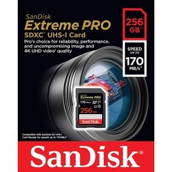 Карта памяти SanDisk Extreme Pro V30 SDXC UHS-I U3 256Gb