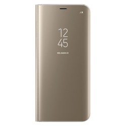 Чехол Samsung Clear View Standing Cover for Galaxy S8 Plus (золотистый)