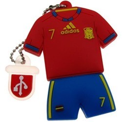USB Flash (флешка) Uniq Football Uniform David Villa 8Gb