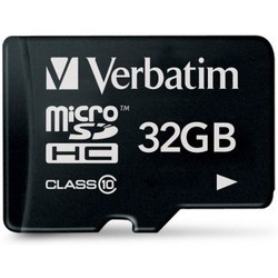 Карта памяти Verbatim microSDHC Class 10 32Gb