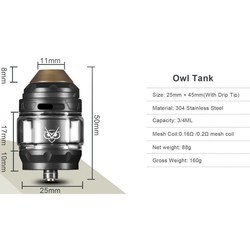 Электронная сигарета Advken OWL Tank