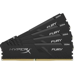 Оперативная память Kingston HyperX Fury Black DDR4 4x4Gb