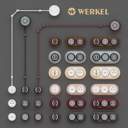 Выключатель Werkel Retro WL18-01-03 Brown
