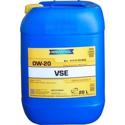 Моторное масло Ravenol VSE 0W-20 20L