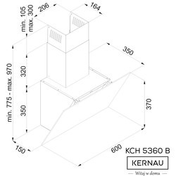 Вытяжка Kernau KCH 5360 B
