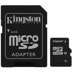 Карта памяти Kingston microSDHC Class 10 4Gb