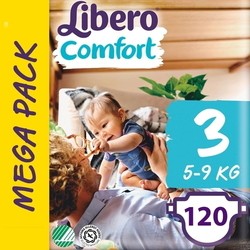 Подгузники Libero Comfort 3 / 120 pcs