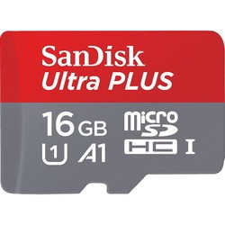 Карта памяти SanDisk Ultra Plus microSDHC UHS-I 16Gb