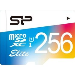 Карта памяти Silicon Power Elite Color microSDXC UHS-1 Class 10 256Gb