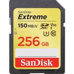 Карта памяти SanDisk Extreme SDXC Class 10 UHS-I U3 150MB/s 256Gb