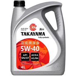 Моторное масло TAKAYAMA 5W-40 SN/CF 4L