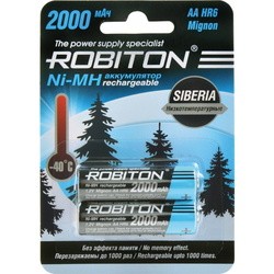 Аккумуляторная батарейка Robiton Siberia 2xAA 2000 mAh