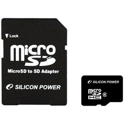 Карта памяти Silicon Power microSDHC Class 6 4Gb