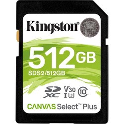 Карта памяти Kingston SDXC Canvas Select Plus 512Gb