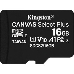 Карта памяти Kingston microSDHC Canvas Select Plus 16Gb