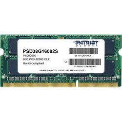 Оперативная память Patriot Signature SO-DIMM DDR3 1x8Gb
