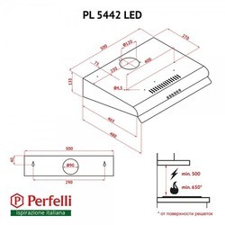Вытяжка Perfelli PL 5442 I LED